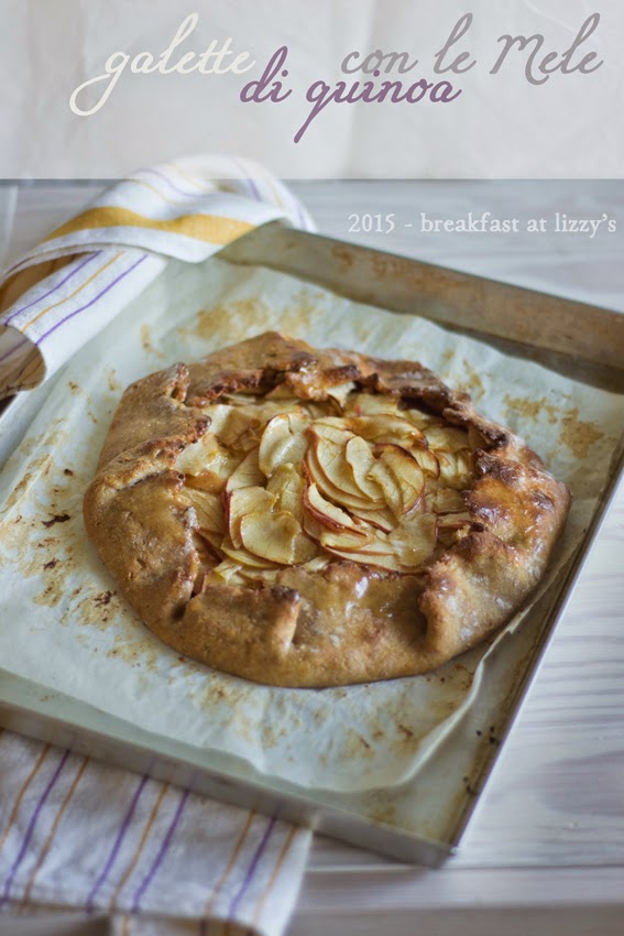 galette di quinoa con le mele