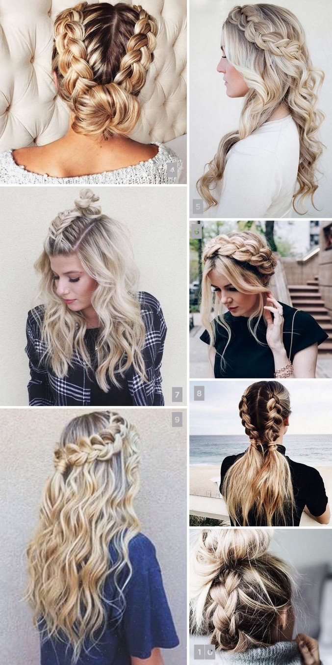 22 Penteados com Tranças Lindos e Populares no Pinterest