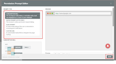 cara membuat push notifications langkah membuat push notifications di blogger