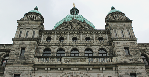 British Columbia Legislature Parliament Building Victoria