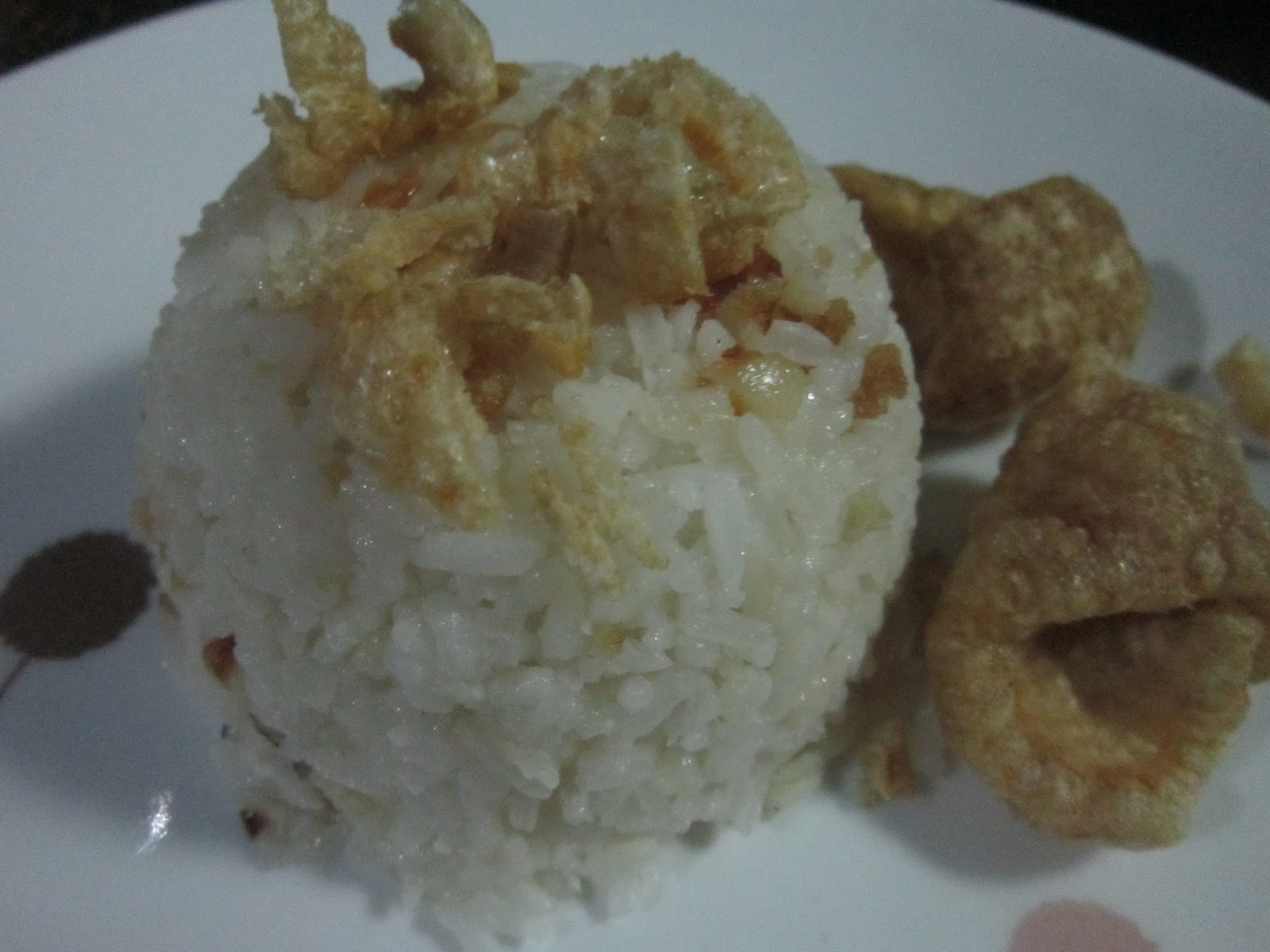 FRIED RICE with PORK CHICHARON