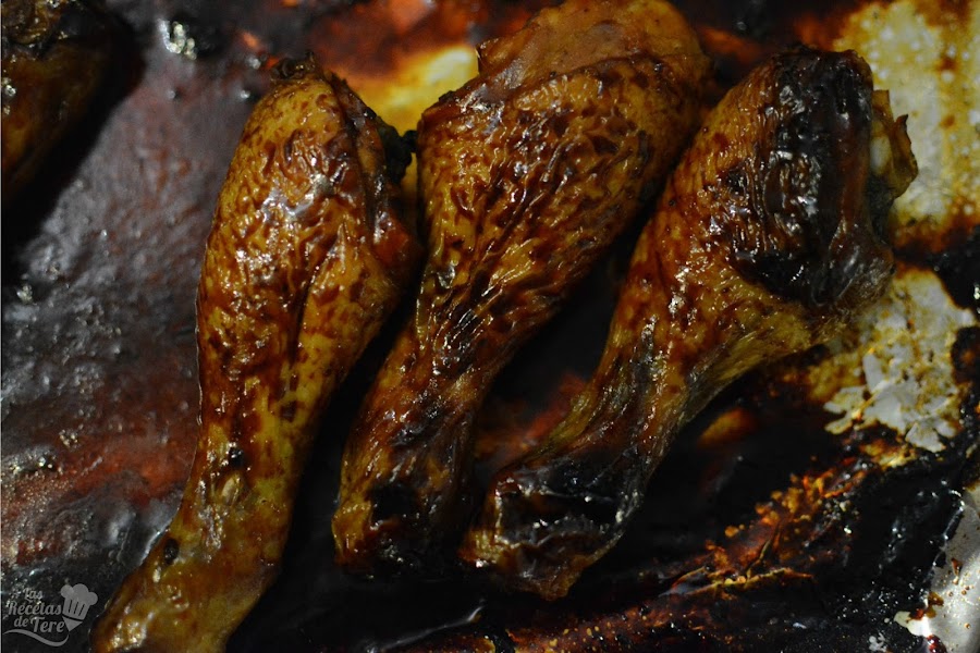 Jamoncitos de pollo con curry y miel tererecetas 03