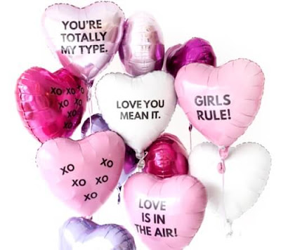 Ide Surprise Gift Valentine's Day Dengan Custom Personalized Balon Foil Hati