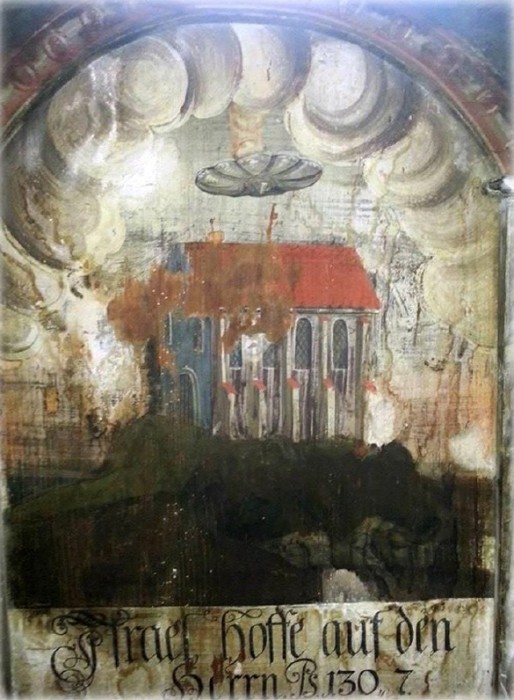 OVNI en pintura del siglo 15 descubierto en el lugar donde nació 'Drácula' UFO-Dracula-Painting-Full-514x700