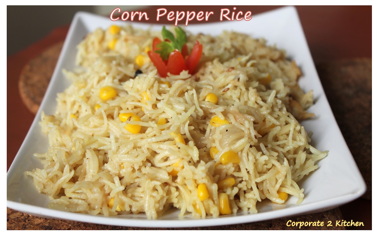 Korporate 2 Kitchen Corn Pepper Rice