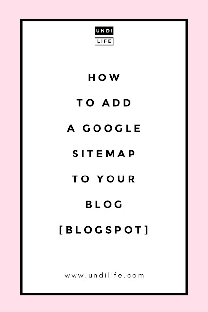 Cara Menambah Google Sitemap ke Blog (Blogspot) Terbaru