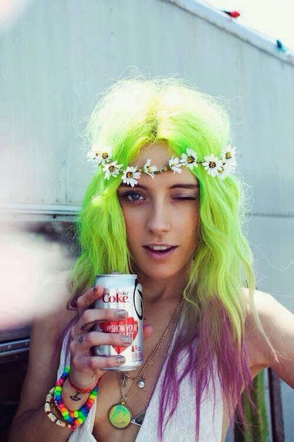 good morning angel. hair dye inspiration