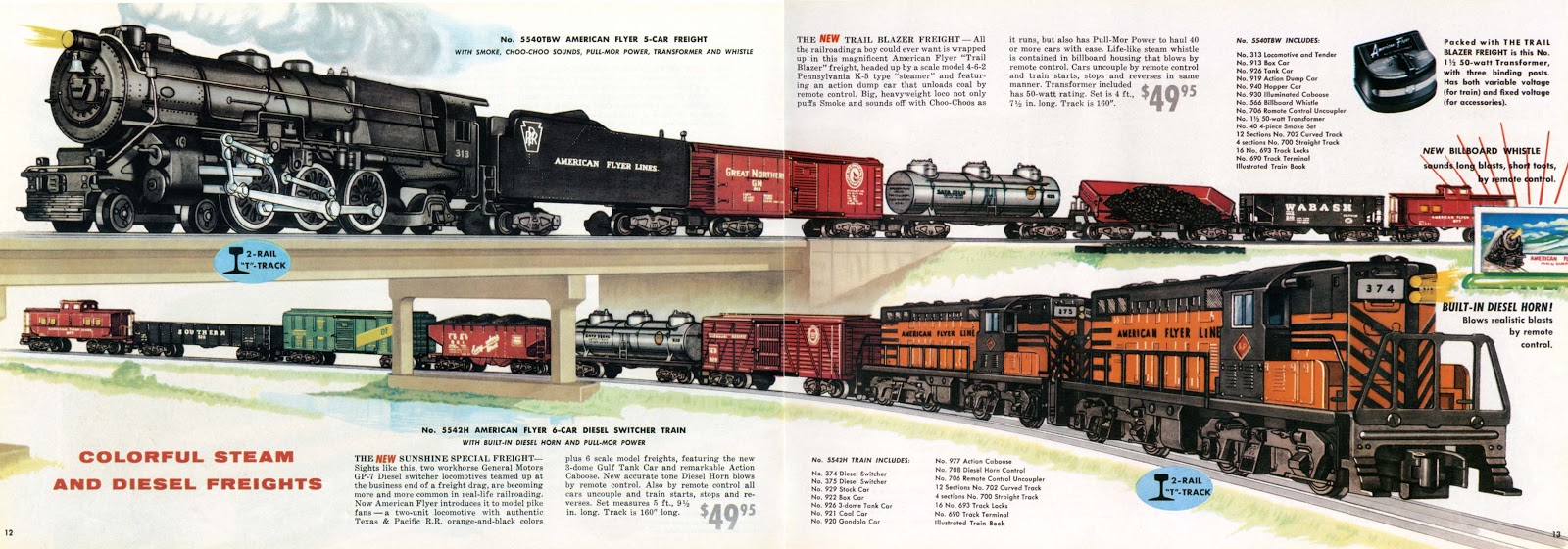 american flyer lines train set