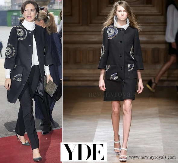 Crown Princess Mary wore YDE Coat from Spring Summer 2016