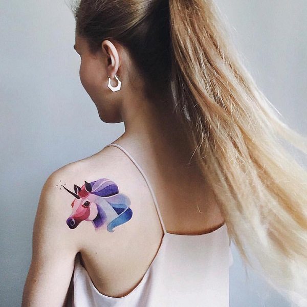 Tatuagens de unicórnio Tatuagens de unicórnio