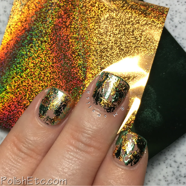 Green and Gold Nail Foils for the #31DC2016Weekly - McPolish