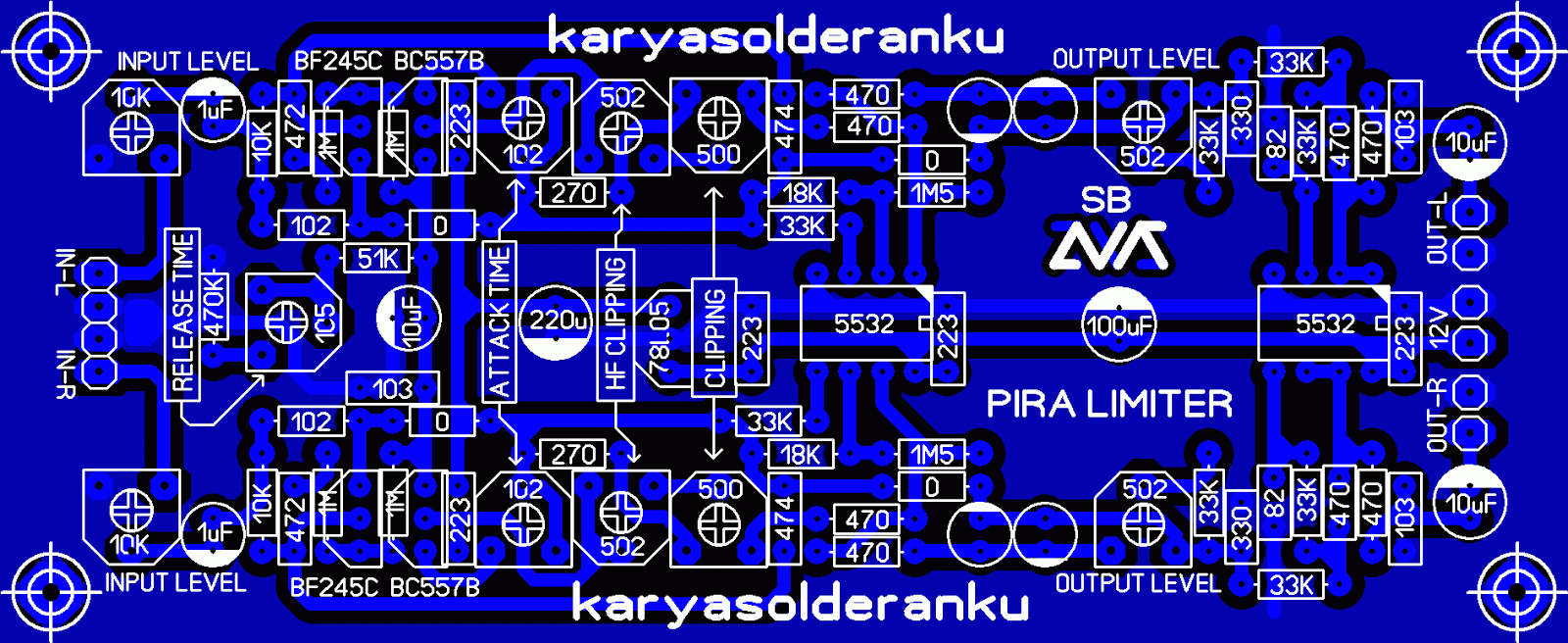 Karya Solderanku: Limiter/Compressor Untuk Brokesan FM