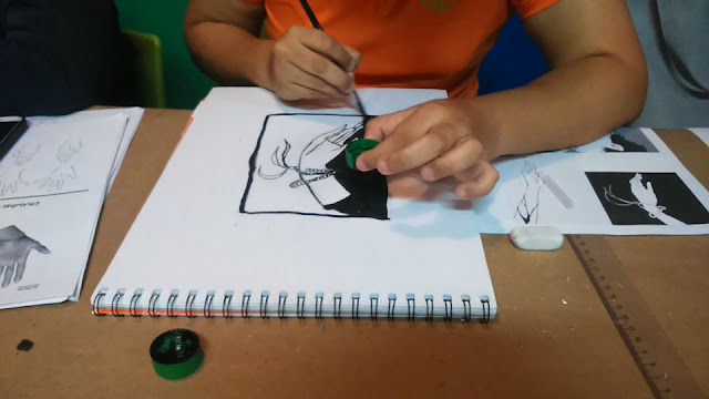 Foto del curso de dibujo manga en la ciudad de Panamá