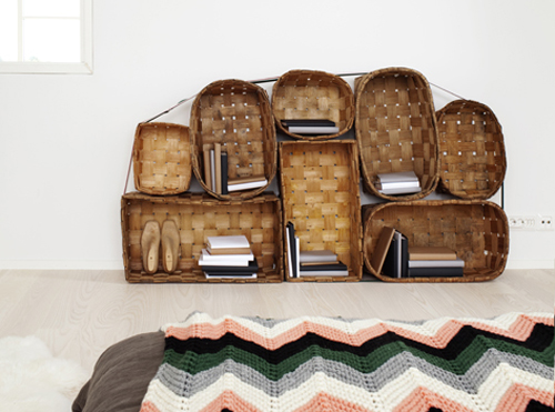 Arte y Arquitectura: Cestos para decorar paredes y estancias