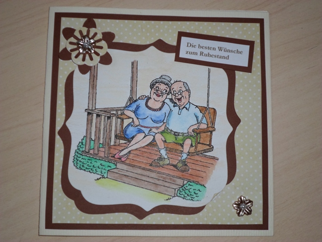 Willkommen in meiner kleinen Bastelwelt: Zum Ruhestand