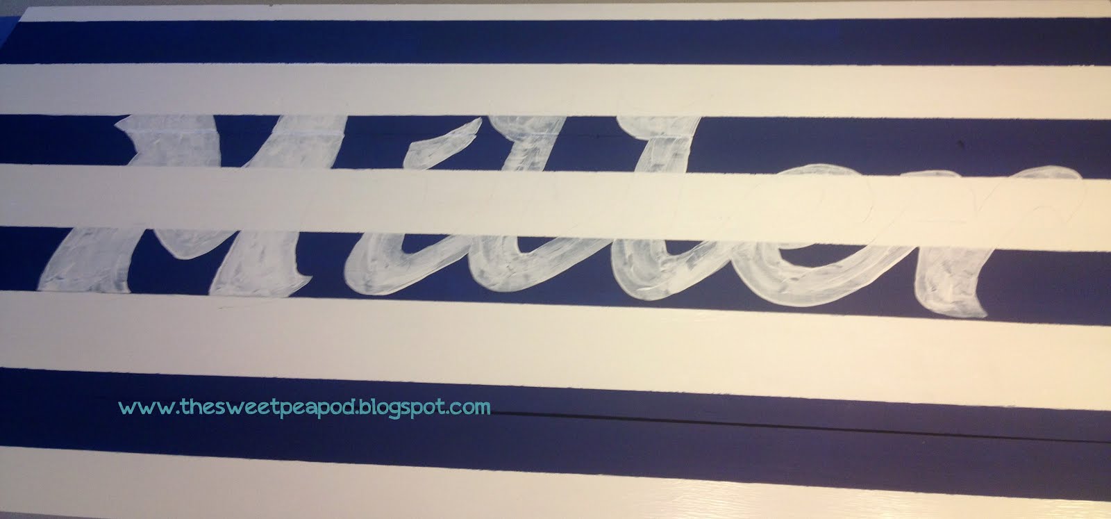 Sweet Pea Pod: Miller sign tutorial