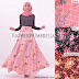 Rok Panjang Muslimah Terbaru Flowery Umbrella Skirt 081372507000