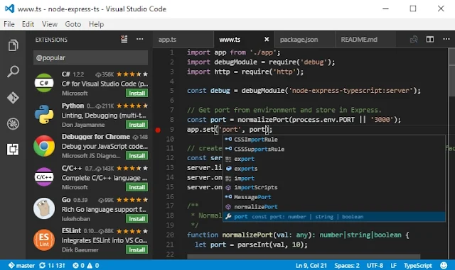 Visual-Studio-Code editor