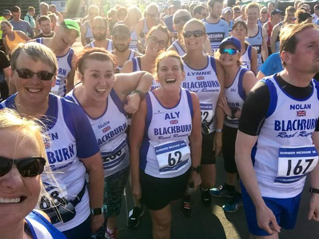 Finally Getting A New 10k Personal Best! The May Run Down (pic : pre race - Wesham Summer 10k)