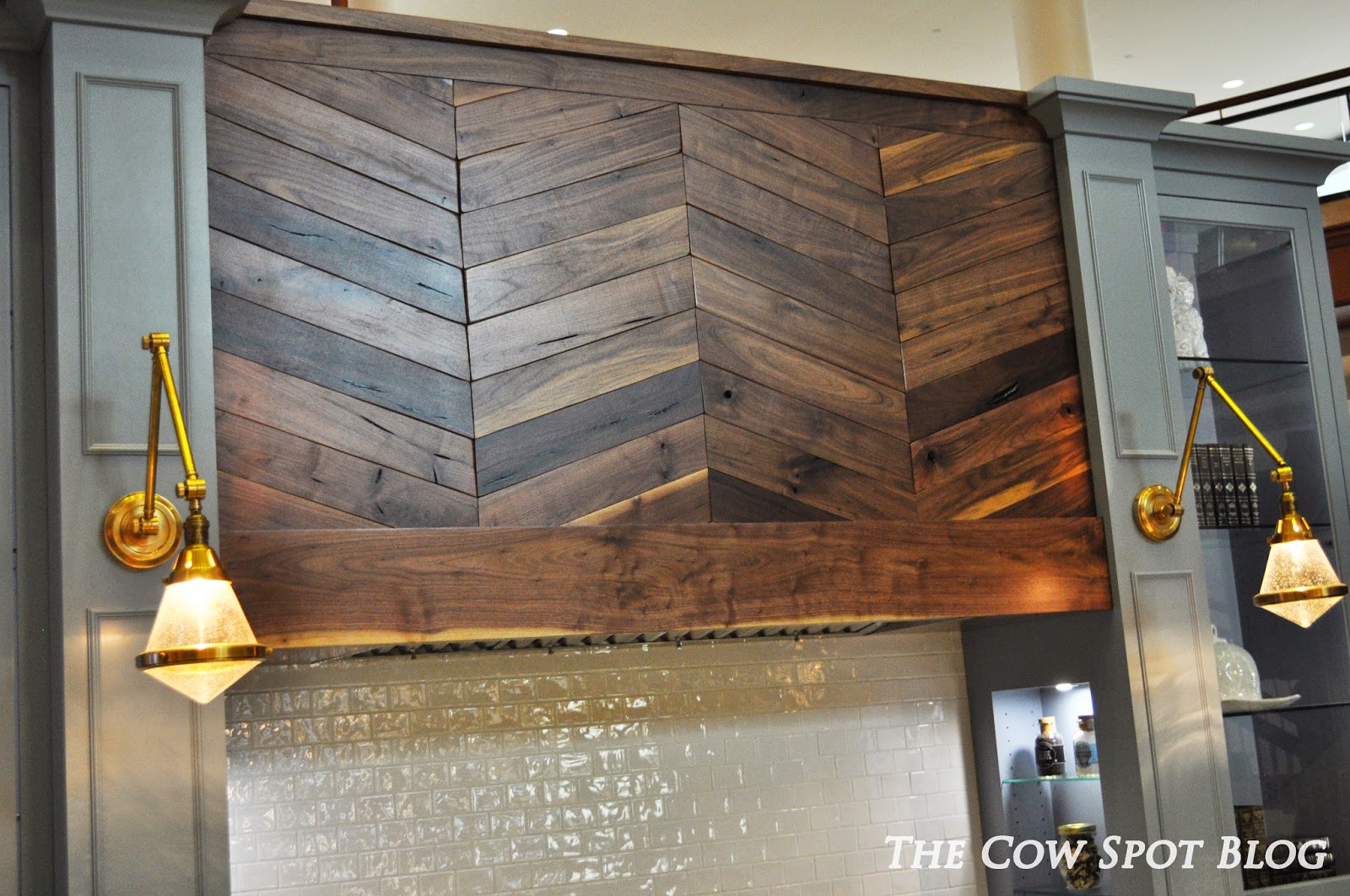 The Cow Spot Behind the Scene Herringbone Hood