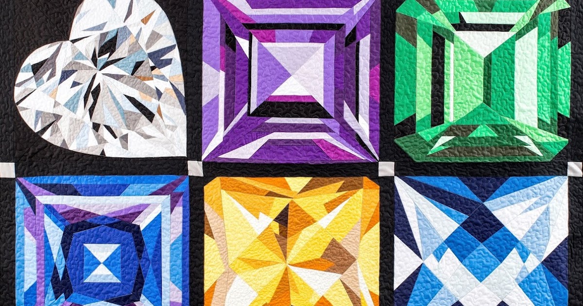 Inspired by Fabric Sew Your Own Gemstone MJ's Jewel Box Quilt