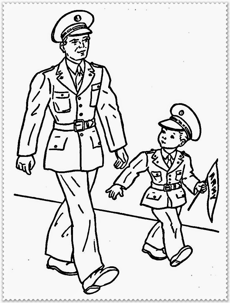 Veteran's Day Coloring Pages | Realistic Coloring Pages