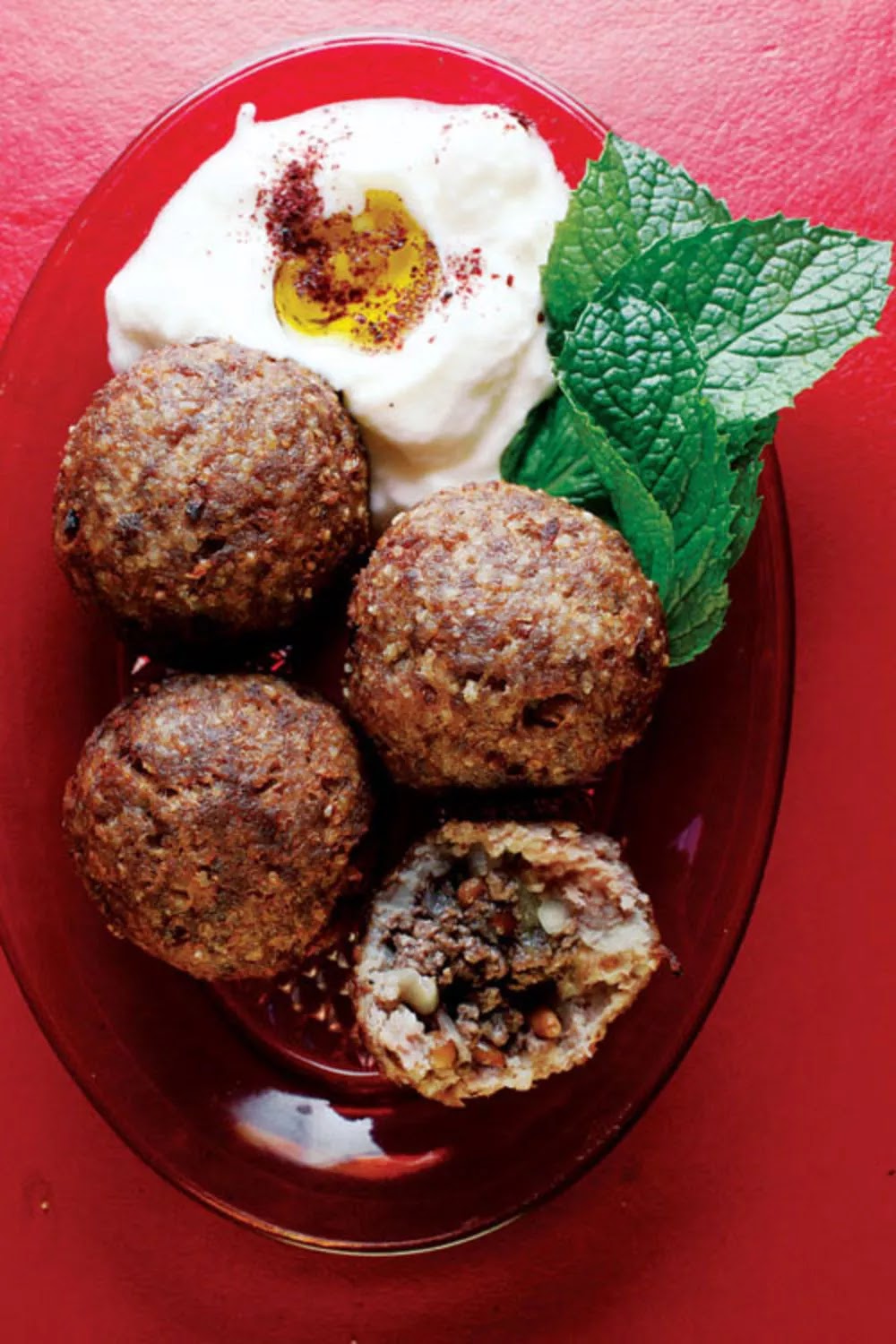 KIBBEH (BEEF AND BULGUR WHEAT MEATBALLS) RECIPE LEBANESE RECIPES