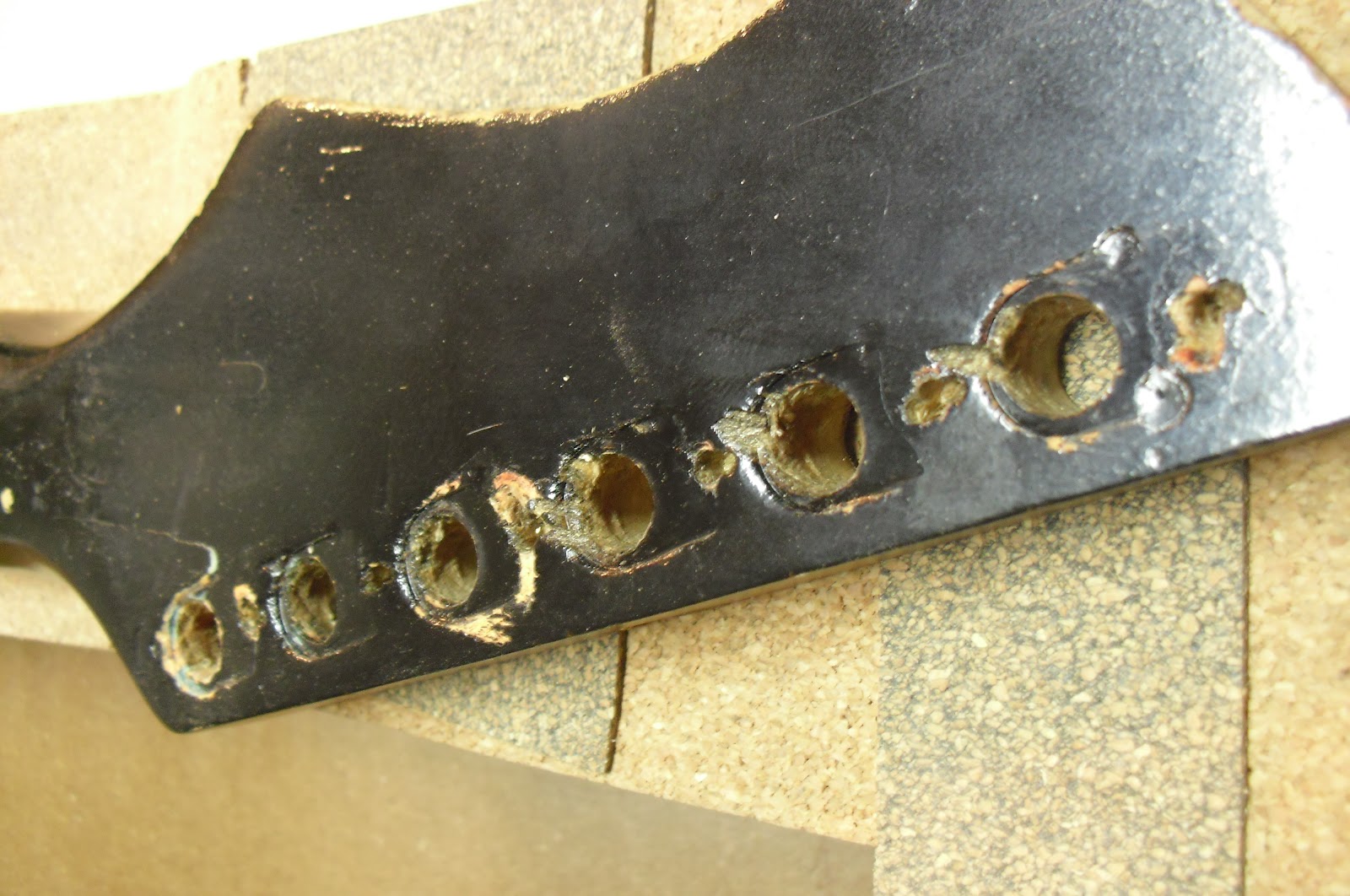 Brockway Guitars Tuning Machine Hole Repair