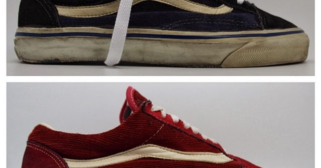 theothersideofthepillow: vintage VANS style #36 OLD SKOOL red suede ...