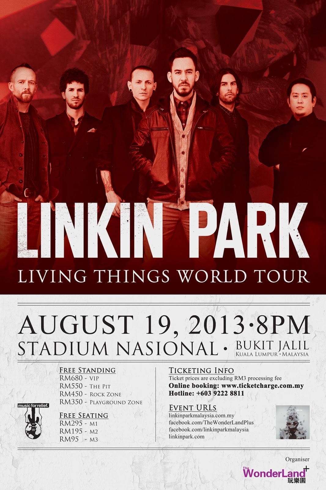 NOTA SERANGGA KECIL LINKIN PARK LIVE IN MALAYSIA!