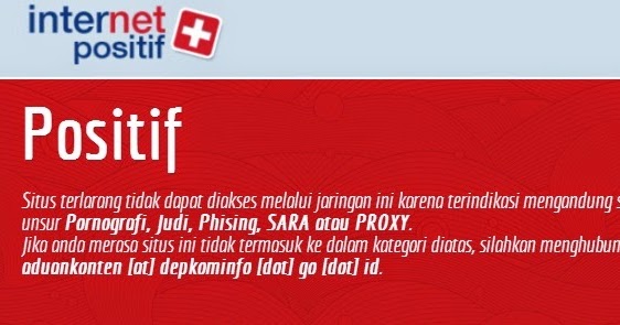 Teknik membypass Internet Positif sangat mudah | IDKaca