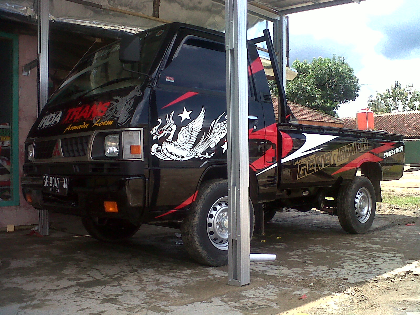 Cutting Sticker Mobil Pick Up L300  Ottomania86