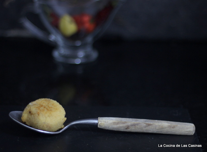 La Cocina de las Casinas Croqueta Líquida de Compango de Pote de