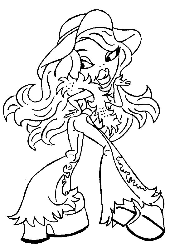 i need bratz coloring pages to color - photo #26