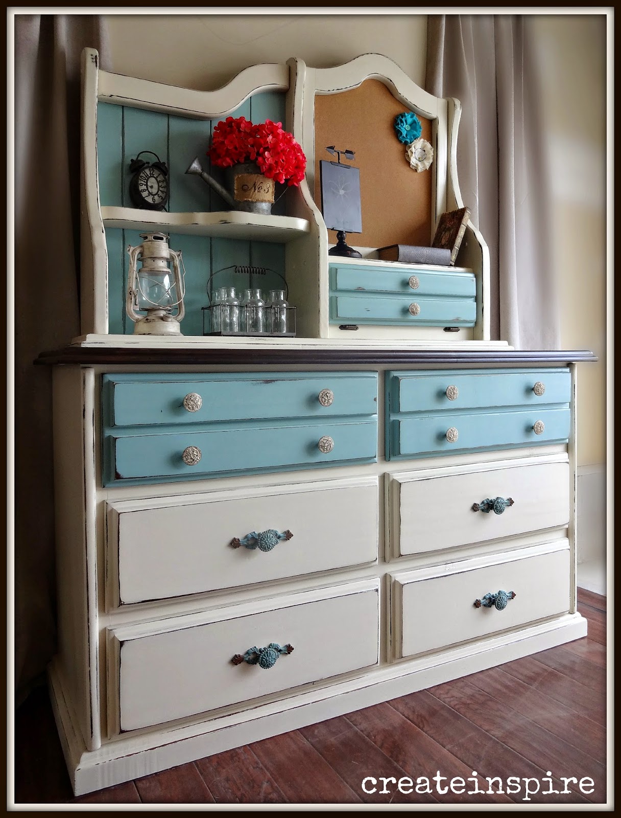 {createinspire} Pine Dresser/Hutch