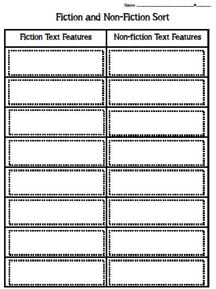 Jennifer's Teaching Tools: Non-Fiction/Fiction Text Features