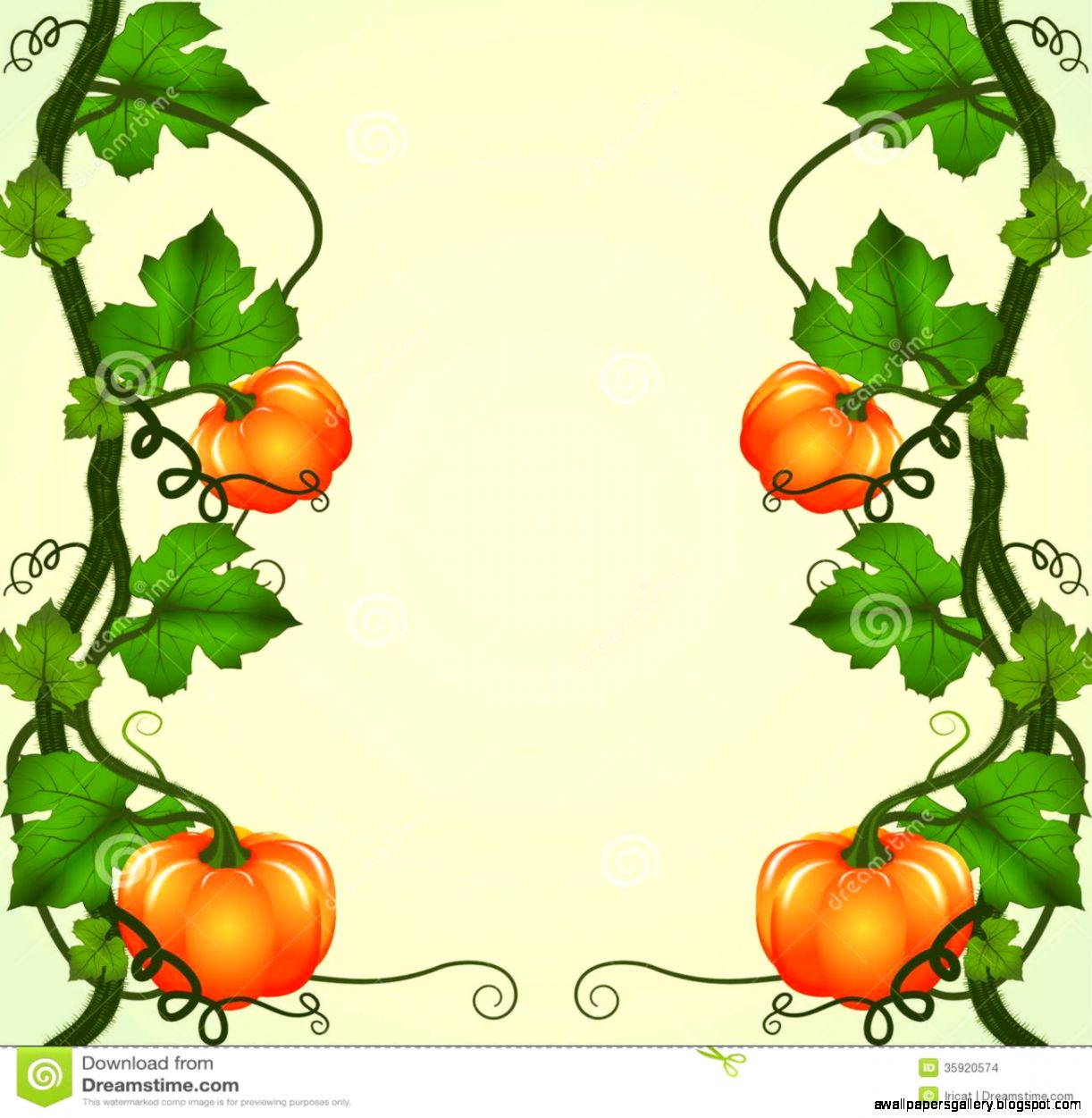 Pumpkin Vine Clipart   Clipart Kid