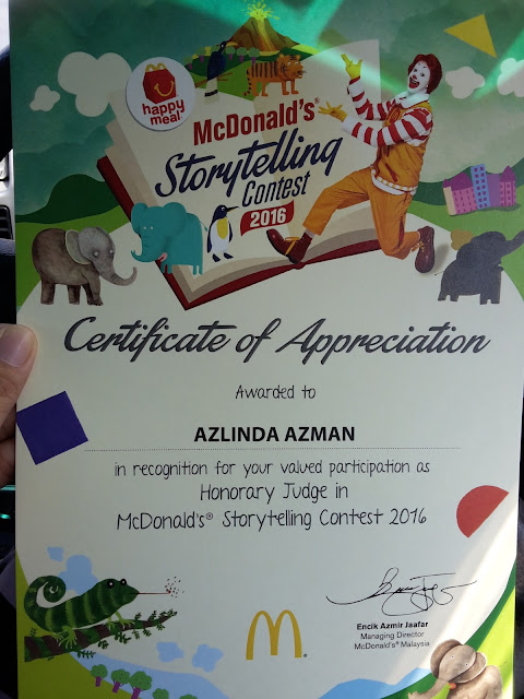 Pengalaman Sebagai Pengadil di McDonald’s Storytelling Contest 2016 Pengalaman Sebagai Pengadil di McDonald’s Storytelling Contest 2016
