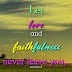Let Love and Faithfulness Never Leave You