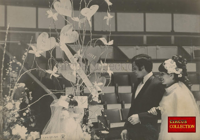 Un grand mariage, Gipsy Bouglione et Alexis Gruss junior 1970 Collection Philippe Ros
