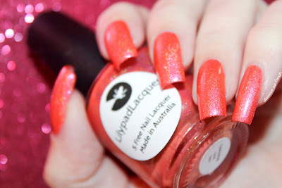 Swatch of Captivating Coral from Lilypad Lacquer