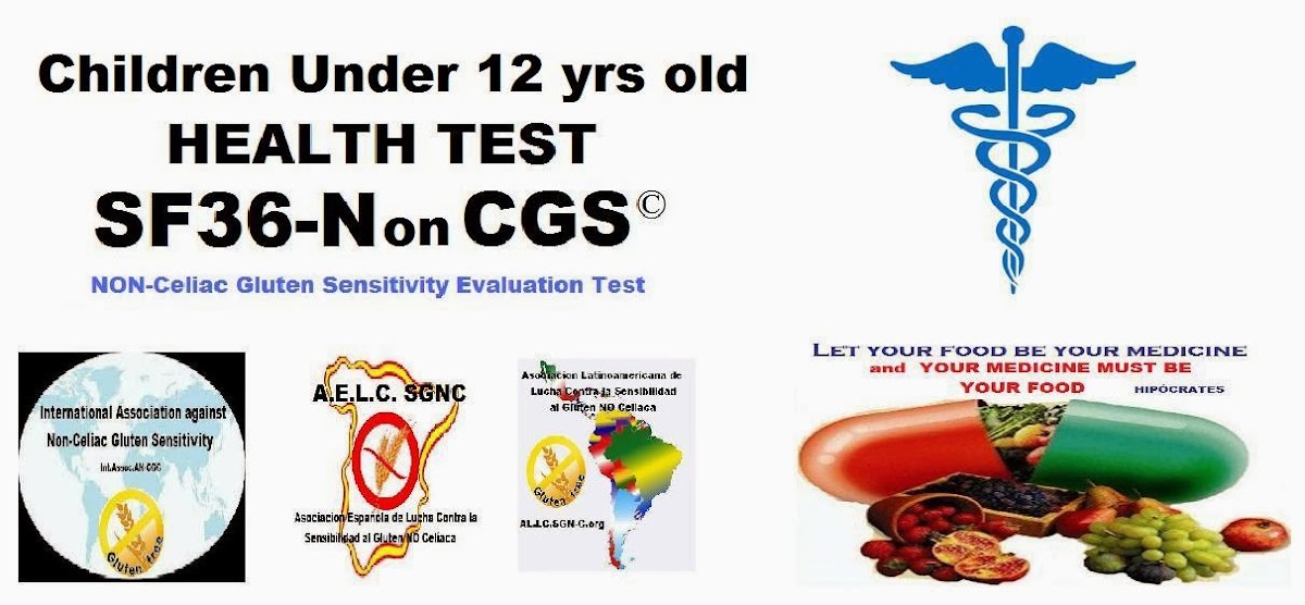 Childrens under 12 Evaluation Test ET36-NonCGS (Non Celiac Gluten Sensitivity)