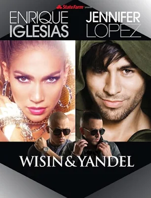 JLO, Enrique Iglesias, Wisin,  Yandel, tour, poster, banner, image, 
