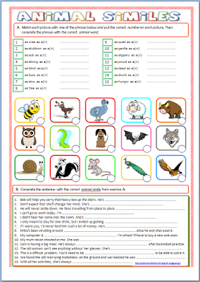 Around the World in English: Animal Similes