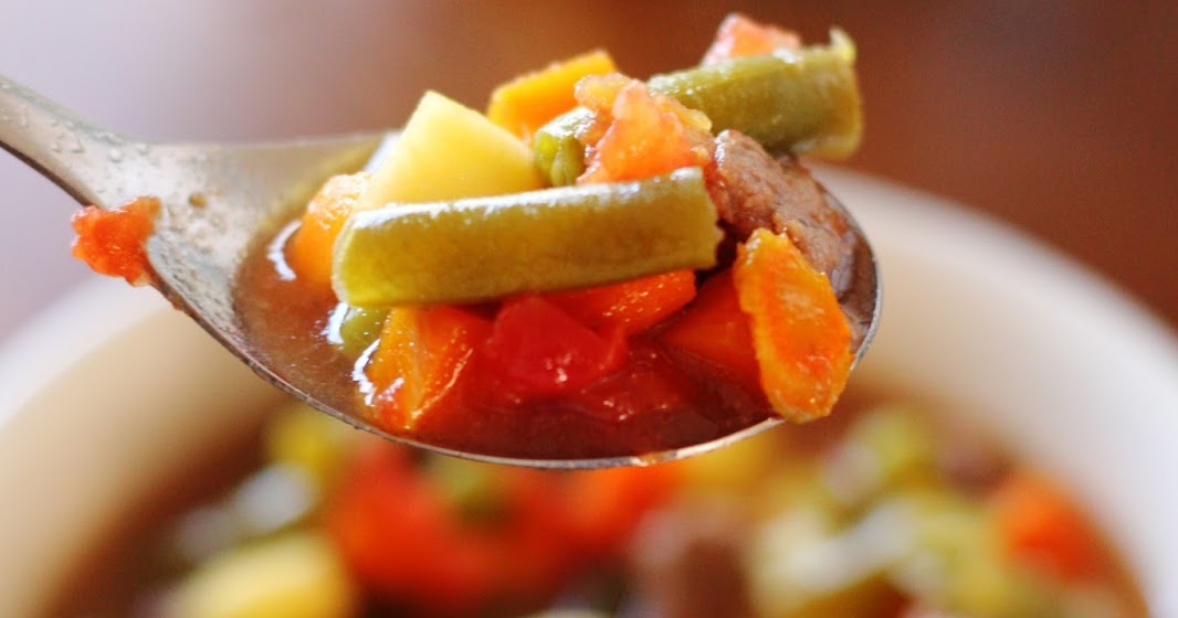 Homemade Beef Vegetable Soup