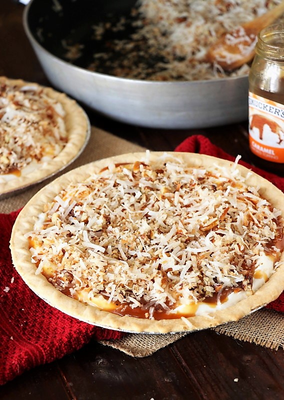 Frozen Coconut Caramel Pie The Kitchen is My Playground