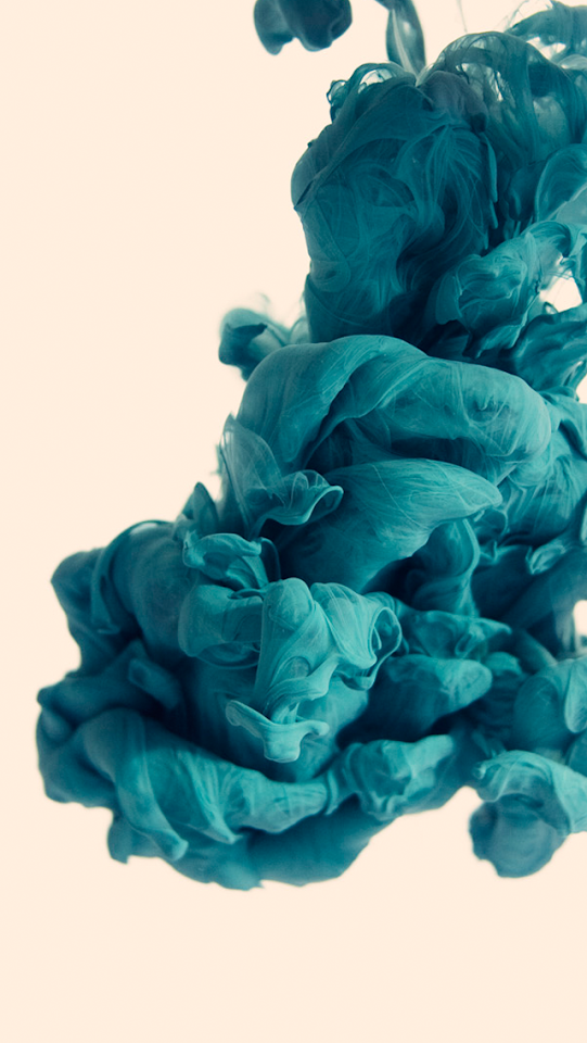 Turquoise Smoke 3D Render  Android Best Wallpaper