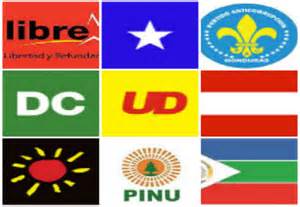 Logos de los partidos políticos de Honduras