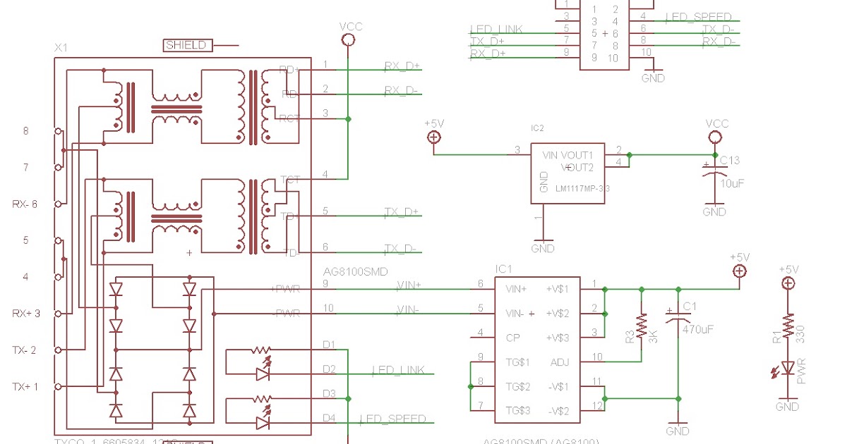 Take a break: Gadgeteer POE Module schematic