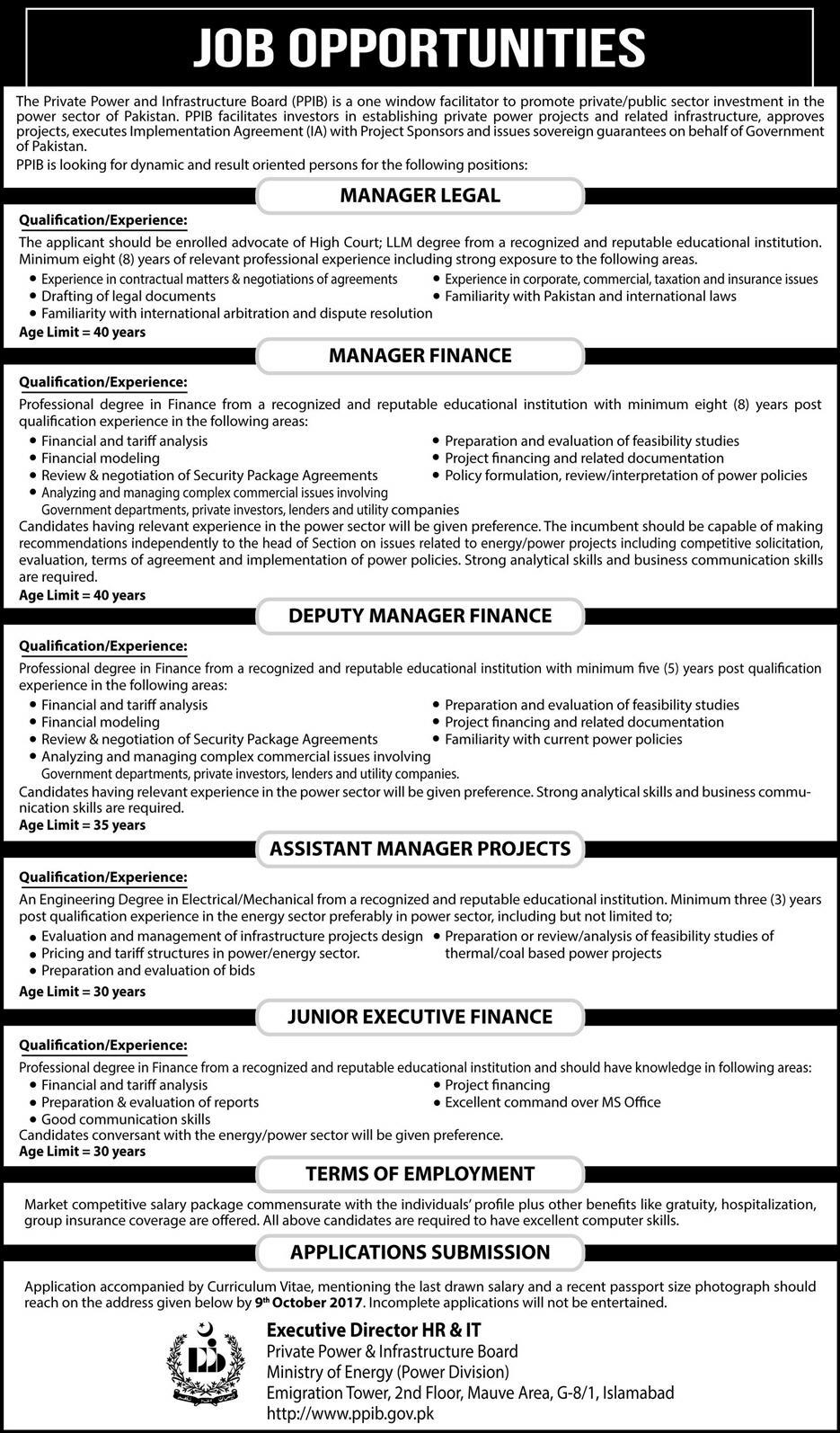 infrastructure project manager job description